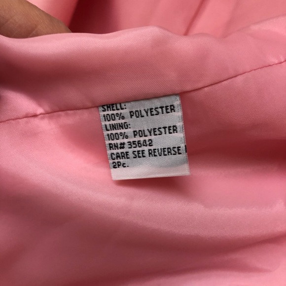 Pretty in pink vintage suit 1980s - Picture 12 of 12